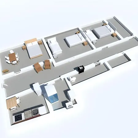 3 Schlafzimmer - Gruene Oase Im Hinterhaus - 1-9 Personen - Smarttv - Wlan - Waschmaschine - Trockner Apartman *